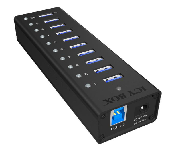 ICY BOX HUB USB 3.0 - 10x USB 3.0 IB-AC6110 - 622620 - zdjęcie 4